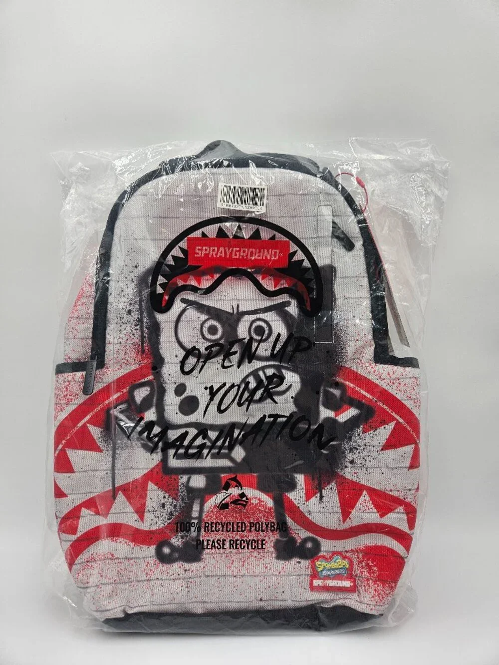🚨RARE COLLECTORS | STEAL!!🔥Sprayground SpongeBob Stencil Wall DLXR Backpack